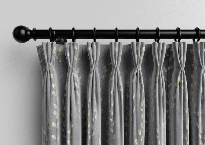 Willow Field, Stone Grey - Made to Measure Curtains - Image 11